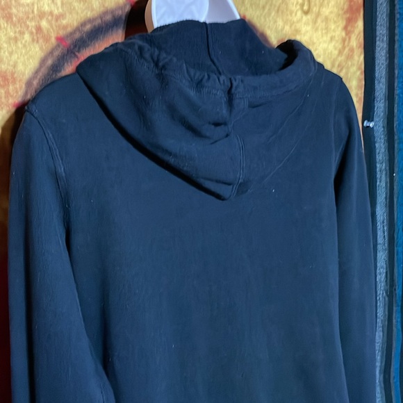 MOSSIMO SUPPLY CO.-women’s black long sleeve full-zip hooded sweatshirt - Picture 9 of 12